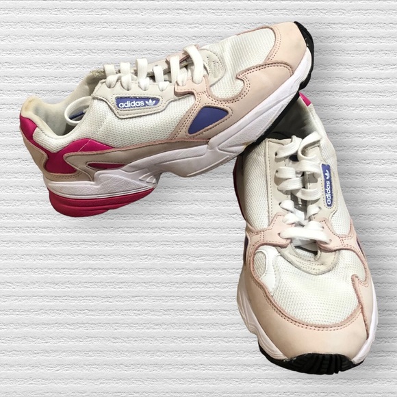 Adidas | Falcon | Cloud White/Light Pink/Joy Purple - Picture 9 of 13